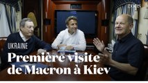 Le voyage en train de Macron, Scholz et Draghi en direction de Kiev