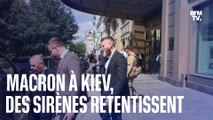 Déplacement à Kiev: alors qu'Emmanuel Macron se prépare dans son hôtel, une sirène d'alerte à la bombe retentit