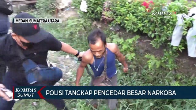 Detik-detik Polisi Tangkap Pengedar Narkoba