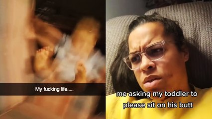 'Toddler refuses to listen to mom and pays the price for it '
