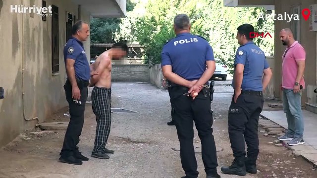 Alkol alıp ortalığı birbirine kattı! Biber gazıyla etkisiz hale getirildi