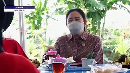 Sambil Minum Teh, Puan Maharani Dengarkan Curhatan Pemulung di Mojokerto