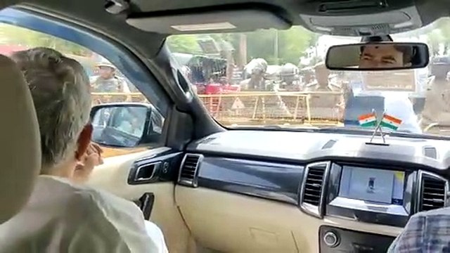 VIDEO : सांसद किरोड़ी लाल मीणा का पुलिस ने रोका रास्ता, फिर जो हुआ...