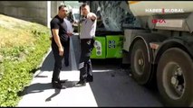 Kocaeli Körfez'de halk otobüsü tankere çarptı: 11 yaralı