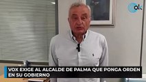 Vox exige al alcalde de Palma que ponga orden en su gobierno