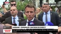 Ukraine - Depuis la ville dévastée d’Irpin, le président français Emmanuel Macron salue « l’héroïsme » des Ukrainiens « face à la barbarie » - VIDEO