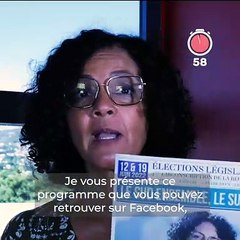 "1 minute pour convaincre" avec Nathalie Bassire, 3ème circonscription