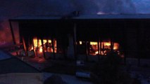 Incendio a Malagrotta: le immagini dal drone