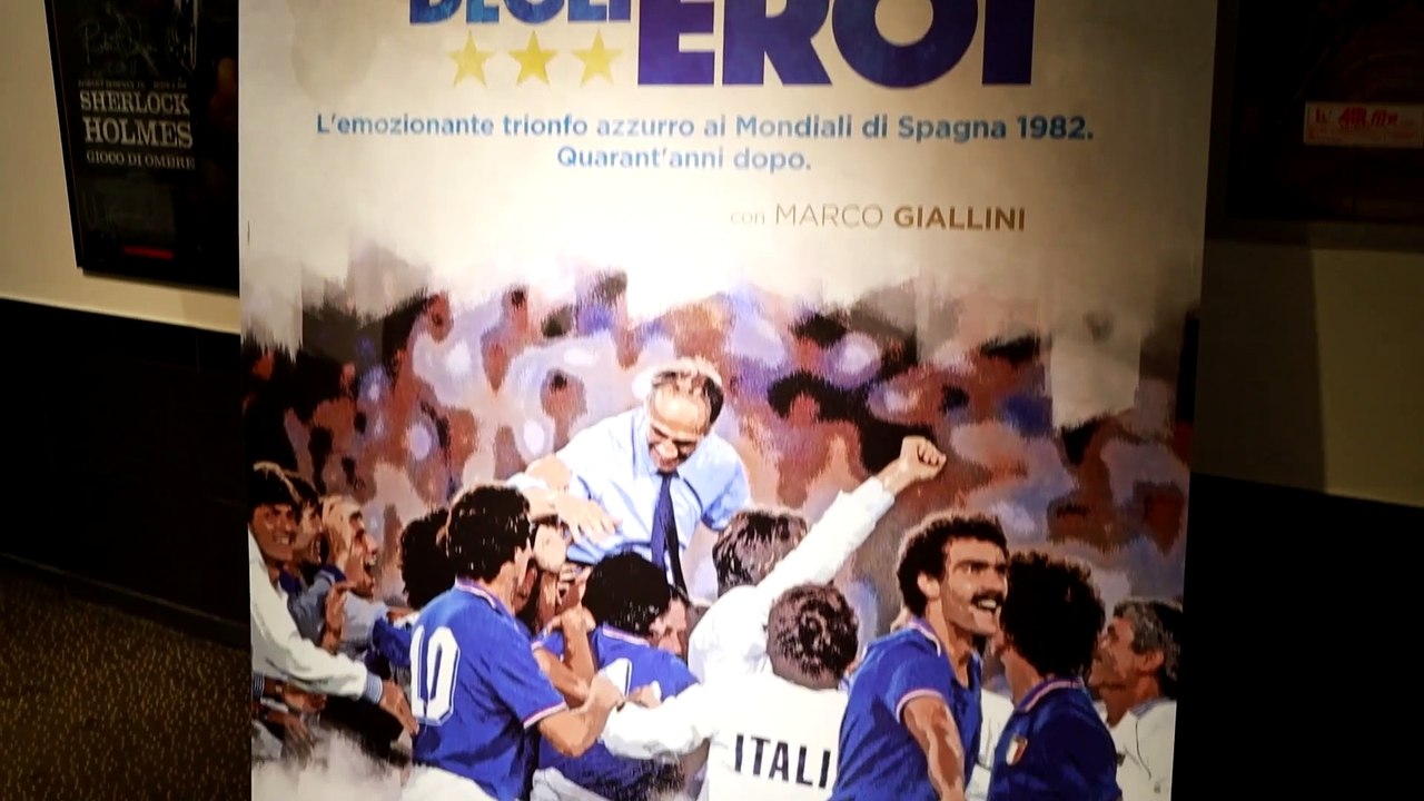 I campioni del mondo di Spagna 82 di nuovo insieme per l'anteprima del "Viaggio degli Eroi"