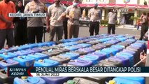 4.200 Liter Minuman Keras Illegal Disita Polres Kediri Kota