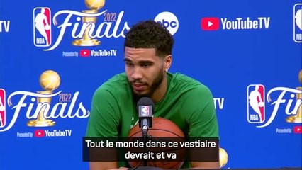 Celtics - Tatum : “Pas besoin de discours héroïque”