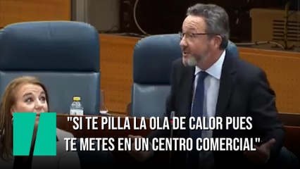 Íñigo Henríquez de Luna: "Si te pilla la ola de calor pues te metes en un centro comercial"
