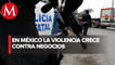 Aumenta la violencia en contra de los negocios en México