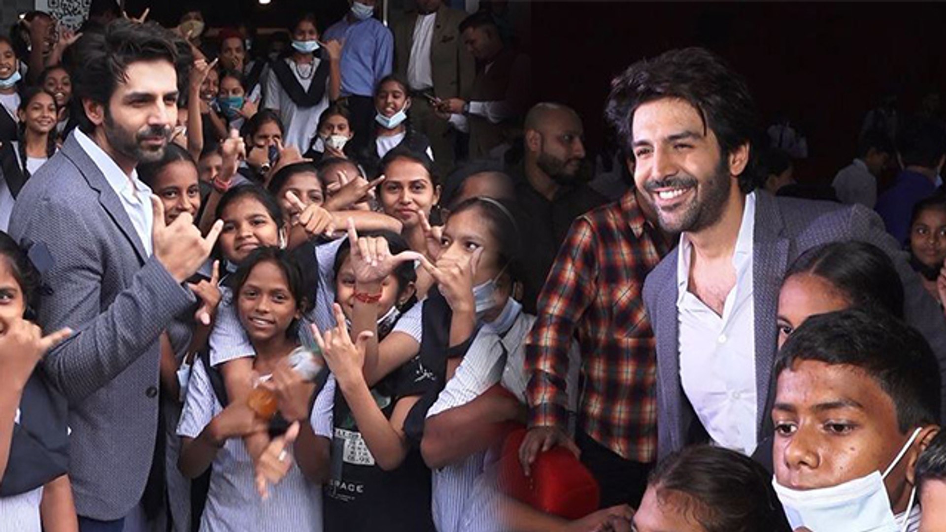 ⁣Kartik Aryan Cry Foundation Kids के साथ जमकर Masti Full Inside Video |Boldsky *Entertainment