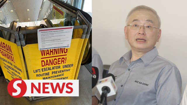 Dr Wee: Delays in repairing LRT escalators and lifts due to lack of parts
