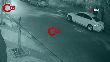 Sancaktepe’de motosiklet hırsızlığı kamerada