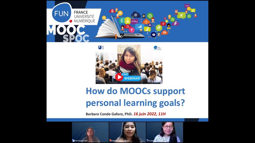 Webinaire FUN - 16 juin 2022 : How do MOOCs support personal learning goals?