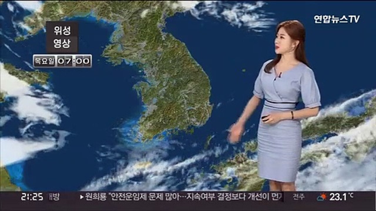 [날씨] 내일 내륙 소나기…한낮 30도 안팎 여름 더위