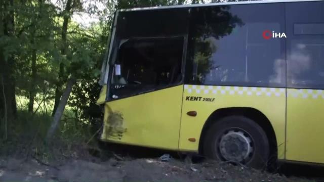 Sarıyer'de İETT otobüsü zincirleme kazaya karıştı 6 yaralı