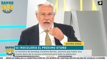 La reacción de Julio Ariza al anuncio de Carolina Darias de que habrá cuarta dosis de la vacuna del coronavirus