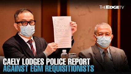 NEWS: Caely lodges police report against EGM requisitionists