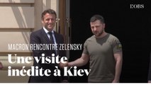 Macron, Scholz et Draghi reçus par Zelensky à Kiev