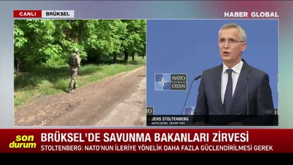 NATO Genel Sekreteri Jens Stoltenberg: NATO'nun ileriye yönelik daha fazla güçlendirilmesi gerek
