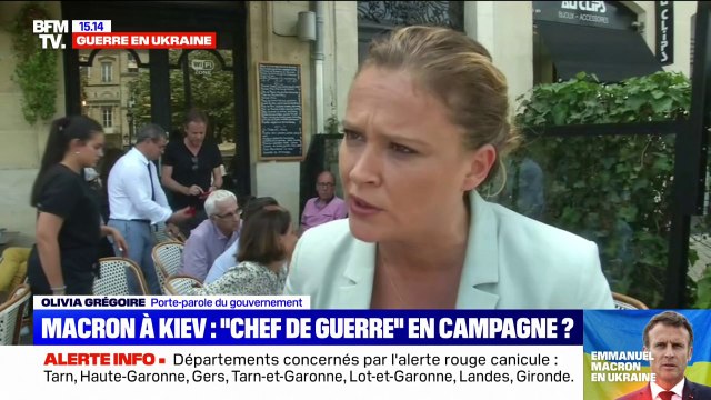 Emmanuel Macron en Ukraine: Il ne faut pas tout mélanger (...), le temps électoral n'est pas forcément le temps du monde , répond Olivia Grégoire aux critiques