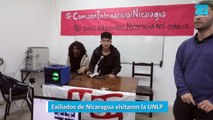 Exiliados de Nicaragua visitaron la UNLP