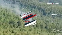 Muğla'da yıldırım düşmesi sonucu orman yangını çıktı