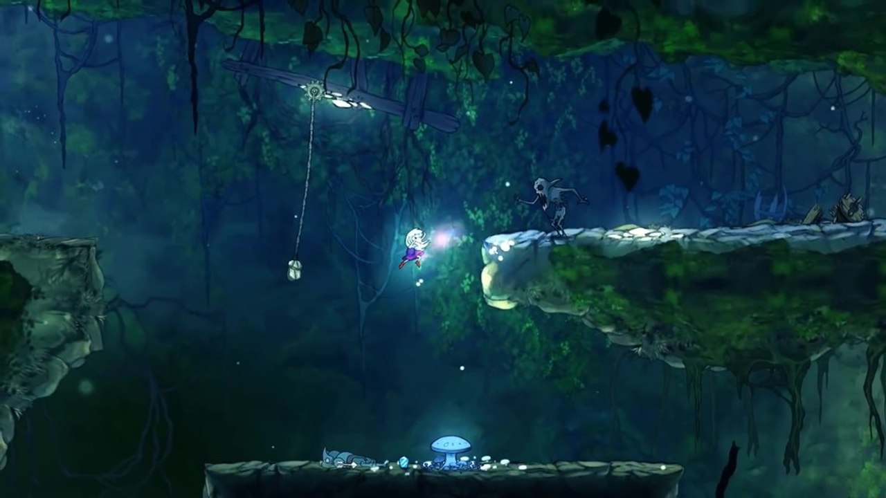 Greak: memories of azur - gameplay aus dem sidescroller