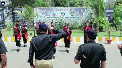 ADDITIONAL IG KARACHI JAVED AKHTAR ODHO VISITS SPECIAL SECURITY UNIT HEADQUARTERS