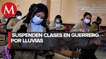 A causa de las fuertes lluvias suspenden clases en Guerrero