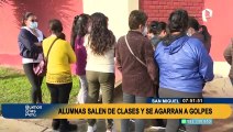 San Miguel: escolares agreden a menor de 14 años a la salida de colegio