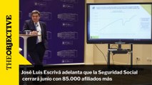 José Luis  Escrivá adelanta que la Seguridad Social cerrará junio con 85.000 afiliados más