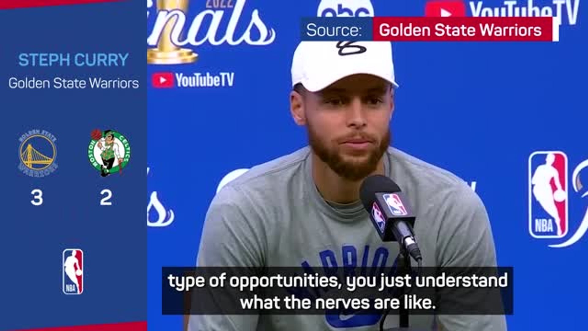 Experience is the key to keeping calm in big moments - Curry - فيديو  Dailymotion