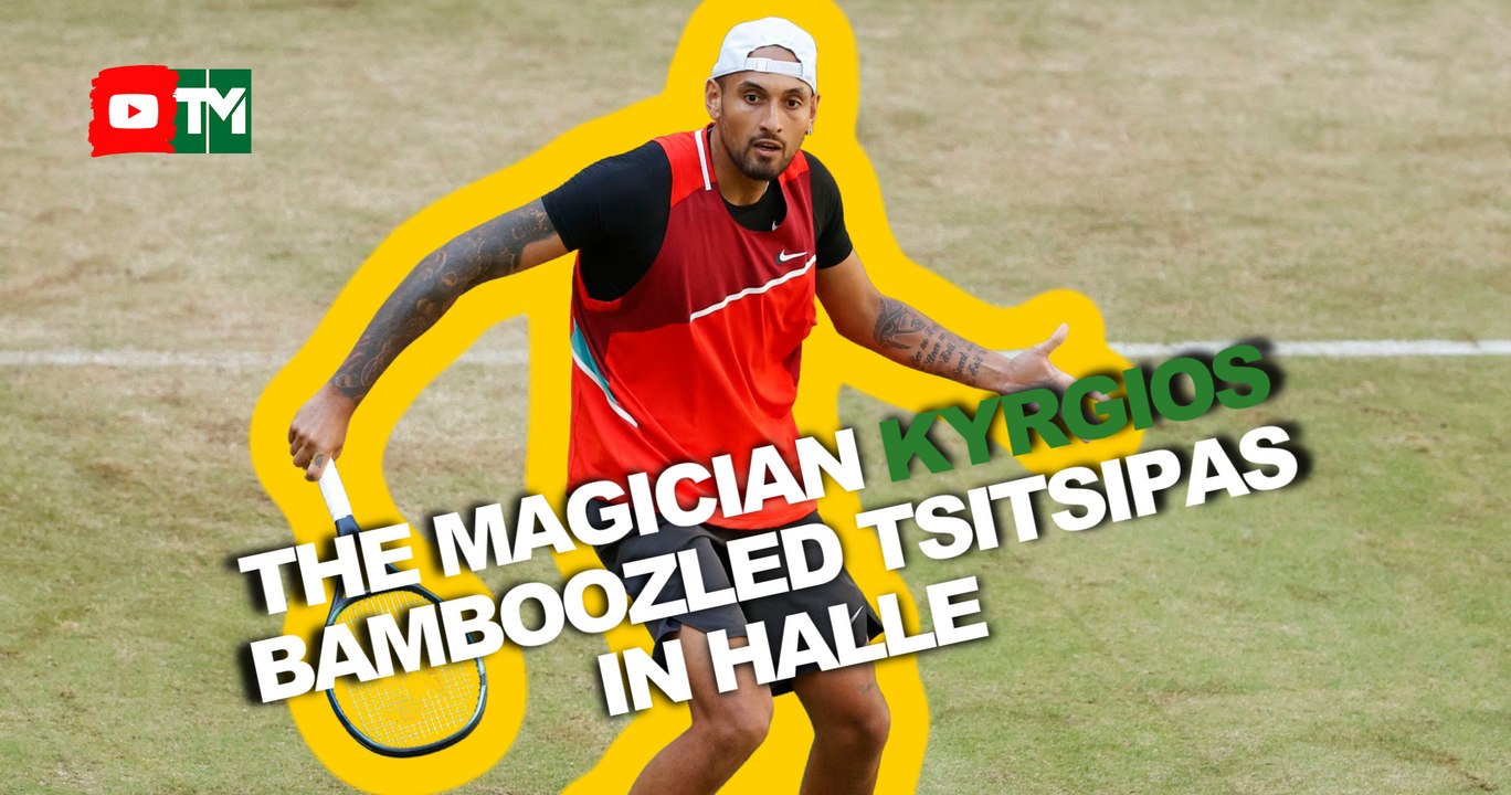 The magician Kyrgios bamboozled Tsitsipas in Halle