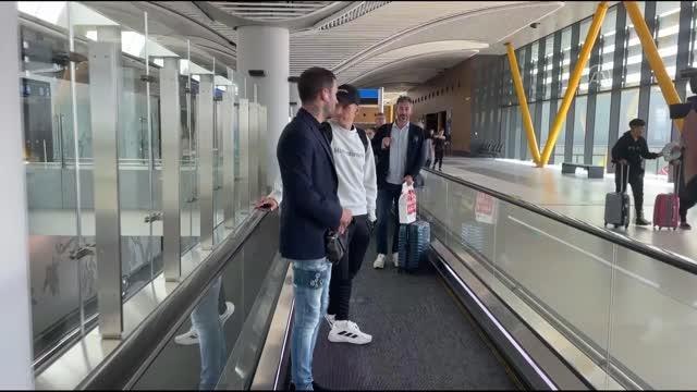 Doğucan Haspolat ile Jens Stryger Larsen, Trabzonspor için İstanbul'da