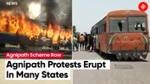 Agnipath Protests: Trains set afire, rail and road traffic disputed