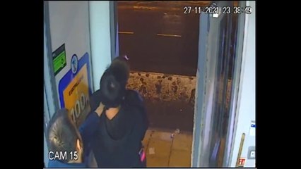 Armed would-be shop raider subdued in 'astonishing' fight with store owner and worker