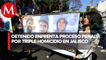 Sexto detenido enfrenta proceso penal por triple homicidio en Jalisco