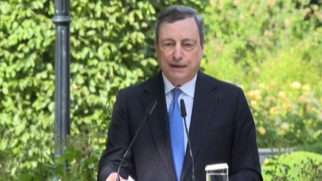 Draghi a Kiev: L'Italia vuole l'Ucraina nell'Unione europea
