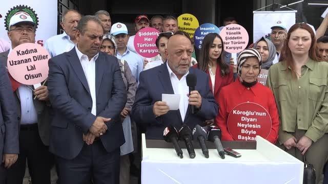 HAK-İŞ Genel Başkanı Arslan'dan AK Partili Bolu Belediye Meclis Üyesi Çınar'a destek ziyareti