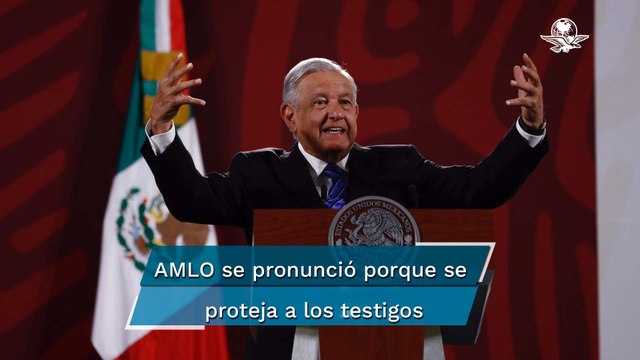 AMLO pide revelar audios donde presuntamente García Luna amenaza a testigos en su contra