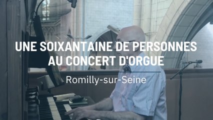 Une soixantaine de personnes au concert d'orgue