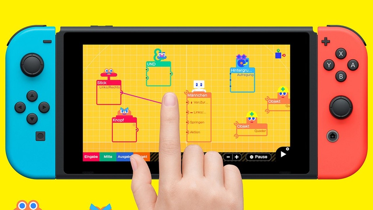 Spielestudio: trailer enthüllt den spielebaukasten für die switch