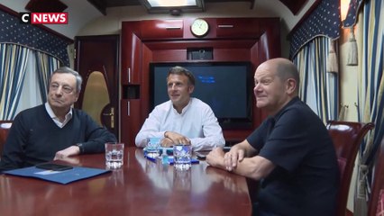 Guerre en Ukraine : Macron, Scholz et Draghi ont pris un train à destination de Kiev