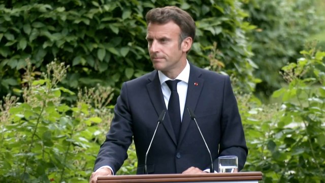 Ce qu'il faut retenir de la conférence de presse d'Emmanuel Macron à Kiev