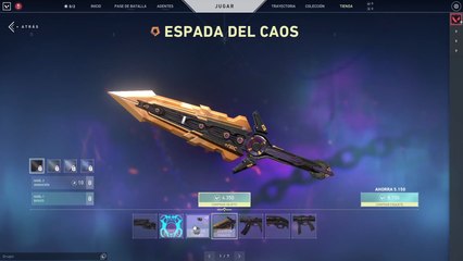 Evolución con Radianita de las skins Preludio al Caos