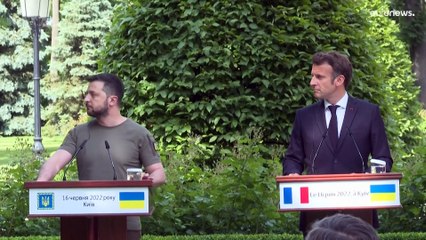 Macron, Scholz e Draghi defendem Ucrânia